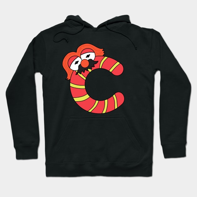 Initial C - Monster Letters Hoodie by HijriFriza